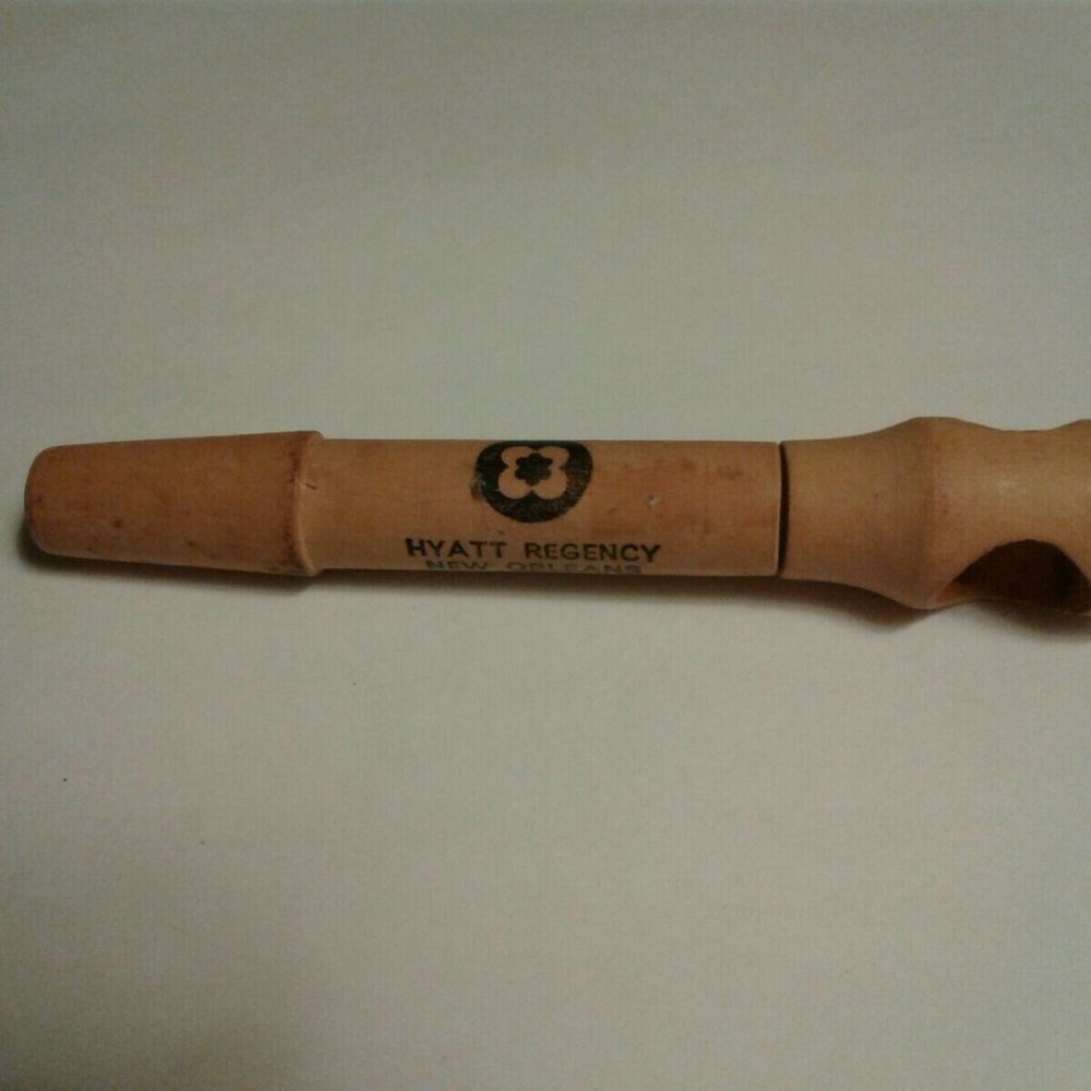Vintage Wood Cork Screw Hyatt Regency New Orleans